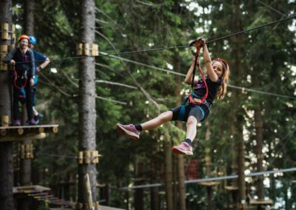 Action tickets with cable car round-trip, snack and drink included